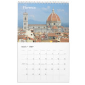 12 Monate Kirchen der Toskana Kalender (Mär 2027)