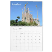 12 Monate Kirchen Spaniens Kalender (Feb 2027)