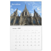 12 Monate Kirchen Spaniens Kalender (Jan 2027)