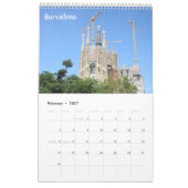 12 Monate Kirchen Spaniens Kalender (Feb 2027)