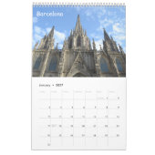 12 Monate Kirchen Spaniens Kalender (Jan 2027)