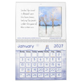 12 Monate Kunst durch die Saison Kalender (Jan 2027)