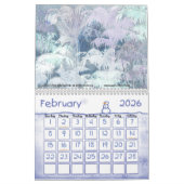 12 Monate Kunst durch die Saison Kalender (Feb 2026)