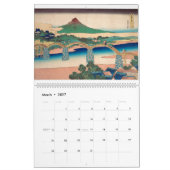 12 Monate Landschaften von Katsushika Hokusai Kalender (Mär 2027)