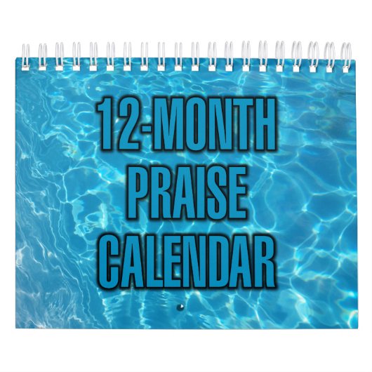 12-Monate-Lobpreis-Kalender Kalender (Titelbild)