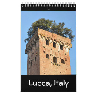 12 Monate Lucca, Italien Foto Kalender