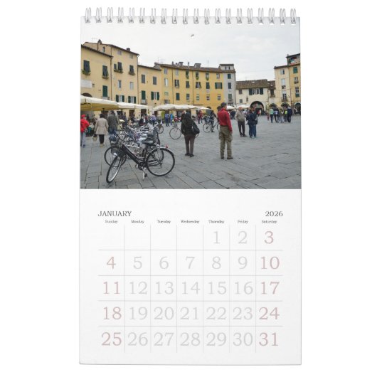 12 Monate Lucca, Italien Foto Kalender (Jan 2026)