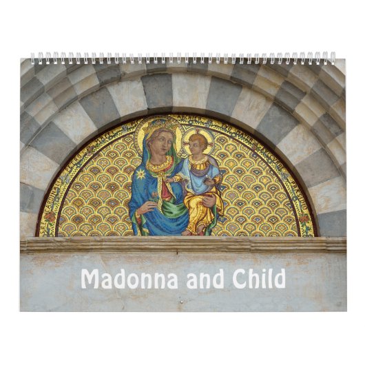 12 Monate Madonna und Kind Kalender (Titelbild)