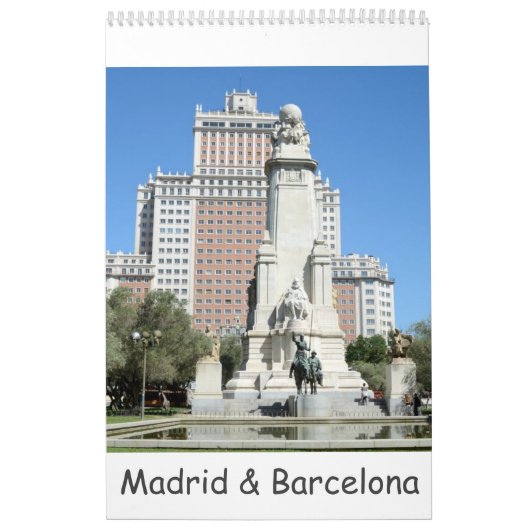 12 Monate Madrid & Barcelona Kalender (Titelbild)