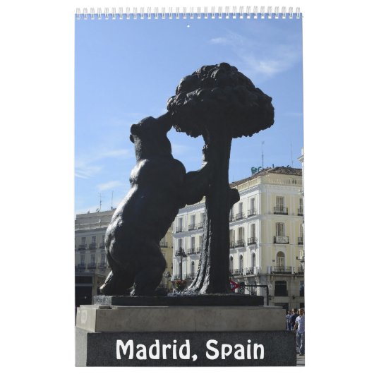 12 Monate Madrid, Spanien Foto Kalender (Titelbild)