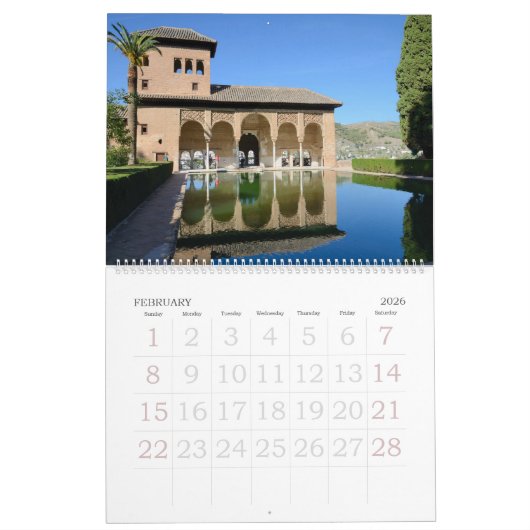 12 Monate Mauerkalender von Granada Kalender (Feb 2026)