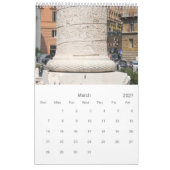 12 Monate Mauerkalender von Rom Kalender (Mär 2027)