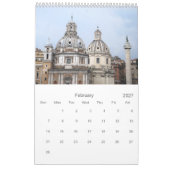 12 Monate Mauerkalender von Rom Kalender (Feb 2027)