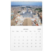 12 Monate Mauerkalender von Rom Kalender (Jan 2026)