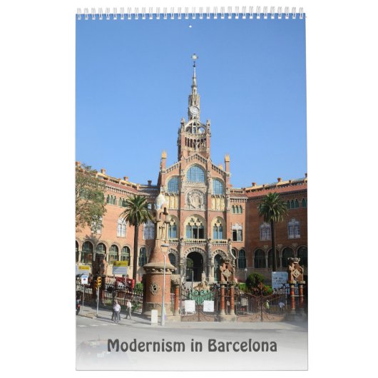 12 Monate Modernismus in Barcelona Kalender (Titelbild)