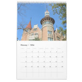 12 Monate Modernismus in Barcelona Kalender (Feb 2026)