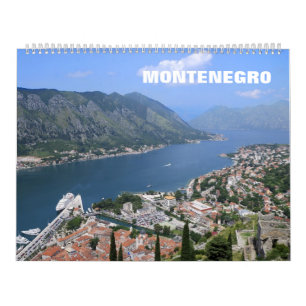 12 Monate Montenegro Foto Kalender