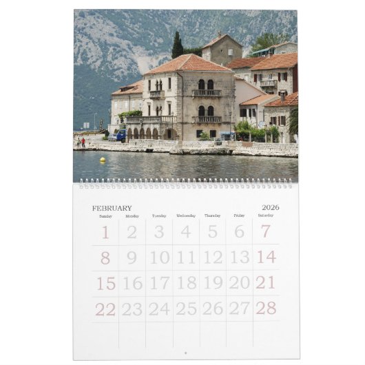 12 Monate Montenegro Foto Kalender (Feb 2026)
