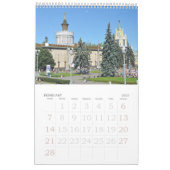 12 Monate Moskau VDNKh Kalender (Feb 2027)