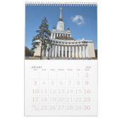 12 Monate Moskau VDNKh Kalender (Jan 2027)
