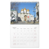 12 Monate Moskaus Kreml-Kalender Kalender (Mär 2027)