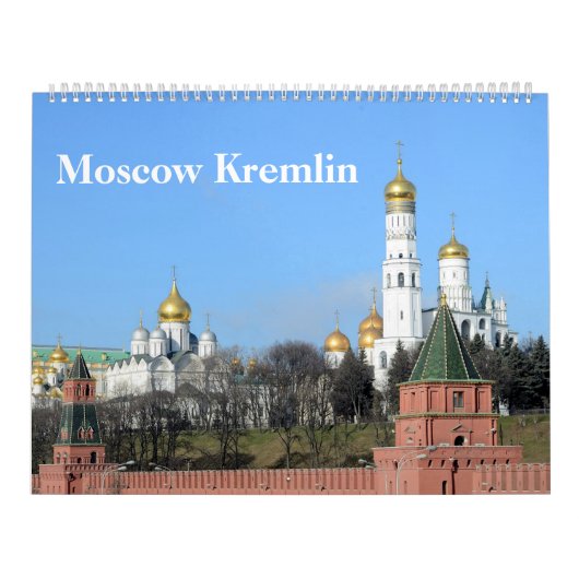 12 Monate Moskaus Kreml-Kalender Kalender (Titelbild)