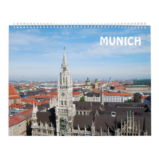 12 Monate Münchner Mauerkalender Kalender (Titelbild)