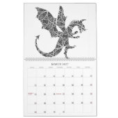 12 Monate Mythische Drachen Einhorn Erwachsene Fär Kalender (Mär 2027)