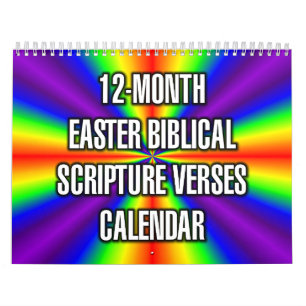 12-Monate Ostern Bibelverse Kalender