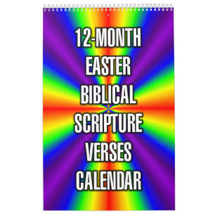 12-Monate Ostern Bibelverse Kalender