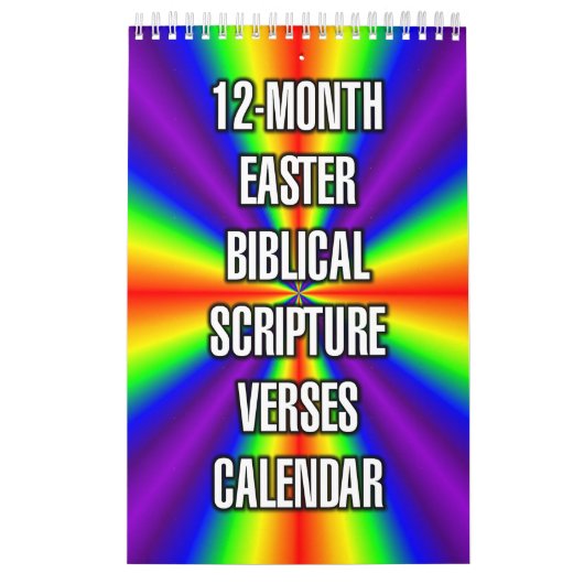 12-Monate Ostern Bibelverse Kalender (Titelbild)