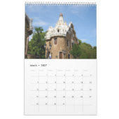 12 Monate Park Guell, Barcelona Foto Kalender (Mär 2027)