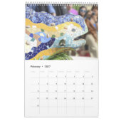 12 Monate Park Guell, Barcelona Foto Kalender (Feb 2027)