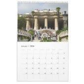 12 Monate Park Guell, Barcelona Foto Kalender (Jan 2026)