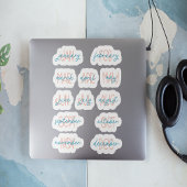 12 Monate Planer-Aufkleber Aufkleber