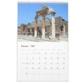 12 Monate Pompeii, Italien Kalender (Feb 2027)
