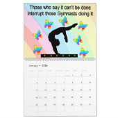 12 MONATE RAINBOWS GYMNAST QUOTE CALENDAR KALENDER (Jan 2026)