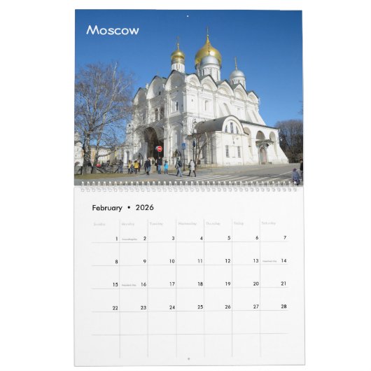 12 Monate Reisen nach Russland: Kirchen Kalender (Feb 2026)