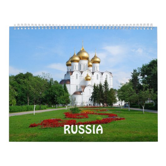 12 Monate Russland Foto Kalender (Titelbild)