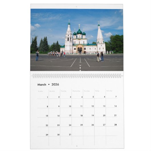 12 Monate Russland Foto Kalender (Mär 2026)