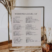 12 Monate Sage Boho Wedding Checklist