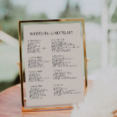 12 Monate Sage Boho Wedding Checklist