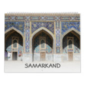 12 Monate Samarkand, Usbekistan Kalender (Titelbild)