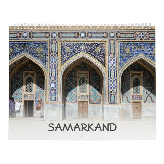 12 Monate Samarkand, Usbekistan Kalender (Titelbild)