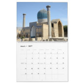 12 Monate Samarkand, Usbekistan Kalender (Mär 2027)