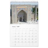 12 Monate Samarkand, Usbekistan Kalender (Jan 2027)