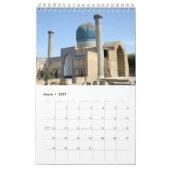 12 Monate Samarkand, Usbekistan Kalender (Mär 2027)
