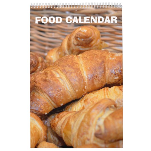 12 Monate Sammlung von Lebensmittelimages Kalender (Titelbild)