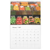 12 Monate Sammlung von Lebensmittelimages Kalender (Feb 2027)