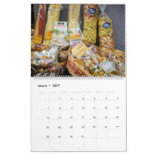 12 Monate Sammlung von Lebensmittelimages Kalender (Mär 2027)
